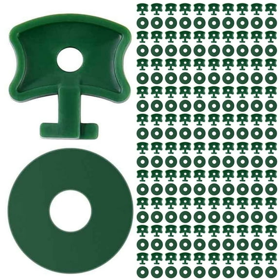 GiLiling 200PCS Greenhouse Clips with Washers Securing Insulation Bubble Netting Aluminium Frame 100 Fixing Clips 100 Washers Gardening Tools