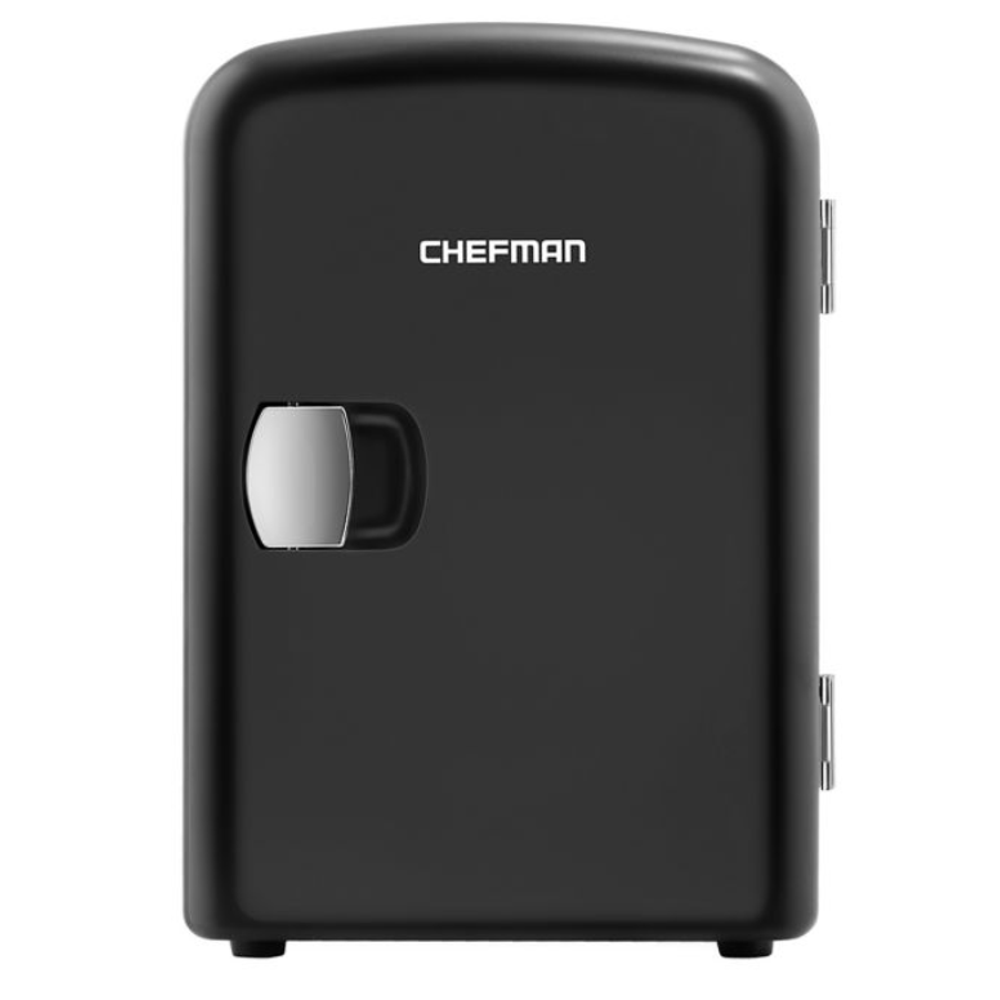 Chefman 4L Portable Mini Fridge with Warming Function, Black Walmart