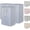 Blue, variant on 1 Pack Laundry Hamper Large Collapsible Laundry Baskets, Freestanding Waterproof Clothes Hamper with Easy Carry Handles in Laundry Room Bedroom Bathroom College Dorm, Grey, 80L