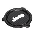 thumbnail image 2 of Steering Wheel Center Frame  Car Accessory Car Carbon Fiber Texture Steering Wheel Center Trim Frame Cover Fits For  JL 2018, 2 of 8