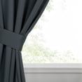 thumbnail image 3 of Superior Blackout Solid Light Filtering Grommet Curtain Panel Set, 46" x 84", Grey, 3 of 13