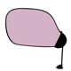thumbnail image 2 of Protector de ventana lateral universal resistente para parabrisas de coche. Rosa, 2 of 9
