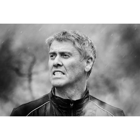 Rainman Poster - LAMINATED POSTER Out Portrait Fog Face Man View Human Rain Poster Print 24 x 36