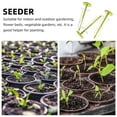thumbnail image 3 of OULII 3Pcs Seed Planting Tool Yellow Handheld Seeder for Garden Rows and Uniform Distribution, 3 of 6