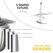 2L Electric Meat Grinder Food Processor Fruits Blender Veg Chopper Sausage Maker Easy to Clean