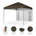 thumbnail image 4 of Best Choice Products 10x10ft Easy Setup Pop Up Canopy, Portable Tent w/ Side Wall, 1-Button Push, Case - Brown, 4 of 8