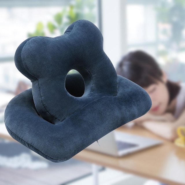 Almohada de viaje multifuncional para el cuello, regalos, cojín de escritorio, almohada para siesta, juguetes, muñeca, almohada suave para cumpleaños, A Baoblaze Tirar almohadas