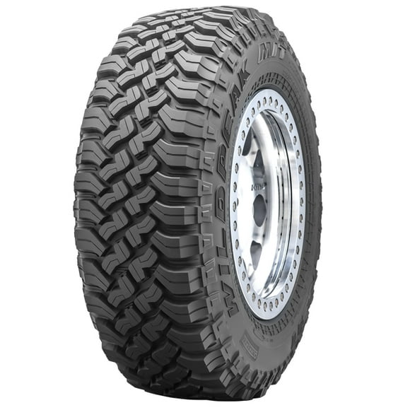 Fits 1989-1997 Ford F-250 Falken Tire Canada Tire 28516952 WILDPEAK MT01; LT305 X 55R20; Mud Terrain Light Truck & SUV; Steel Belted; Radial; Black Sidewall; Tubeless; Symmetrical Tread Design