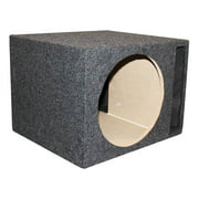 QPower QSBASS12 Single 12" Vented Slot Ported Subwoofer Sub Enclosure Box