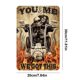 thumbnail image 4 of Chapa Metal Vintage YOU & ME Pintura Hierro Rectangular Barra Pared 20x30cm, 4 of 9