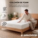 thumbnail image 3 of Colchón King Size En Caja Esponja Memory Foam De Alta Densidad Firmeza Media Suavidad Y Durabilidad Tecnología Híbrida Ortopédico (Blanco King), 3 of 6