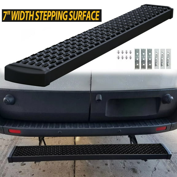 7"x54" Back Rear Side Running Board Step For 2015-2023 Ford Transit-150 250 350