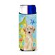 thumbnail image 1 of "Treasures Yellow Labrador - Abrazador de latas decorativo navideño, delgado, multicolor" Caroline's Treasures BB9401MUK, 1 of 1