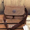 thumbnail image 1 of LHSHID Retro Canvas Shoulder Bag For Men Women Library Sling Bag Business Messenger Bag Crossbody Bag For Hanging Out & Daily Commute, 1 of 7