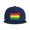 Blue, variant on Snapback Hat Reggae Flag Adjustable Flat Bill Brim Hat for Men Women Casual Wear Black