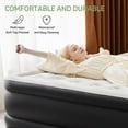 thumbnail image 2 of Bigleap Air Mattress Twin with Built in Pump, 18-Inch Raised Inflatable Blow up Camping Bed, 2 of 8