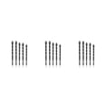 thumbnail image 1 of Speravity Juego de brocas giratorias para azulejos, 3-12mm, abridor de agujeros de cerámica para carpintería, potencia de construcción de carpintería Type1 NO1 Speravity CBP268893, 1 of 6
