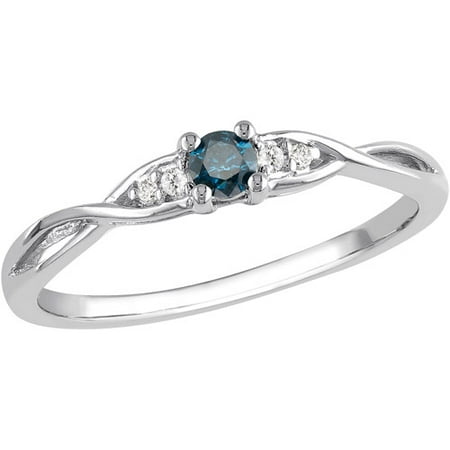 Miabella 1/7 Carat T.w. Blue And White D