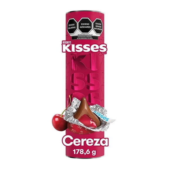 Chocolate Hershey's Kisses Selección Especial sabor cereza 178.6 g