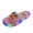 Pink#25, variant on Light Up Slippers For Women, Sensor Glow Sandals Cute Cartoon Eyes, Motion Sensor LED Slides, for Teens Adults