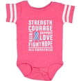 thumbnail image 3 of Inktastic ALS Awareness Strength Courage Support Boys or Girls Baby Bodysuit, 3 of 5