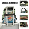 thumbnail image 3 of FORMRS Mini Backpack Purse for Women Travel Daypack Casual Shoulder Bag, Art Goldfish Bowl, 3 of 7