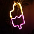 thumbnail image 4 of Deyuer LED Neon Light Creative Shape USB/Battery Operated Flicker Free Ice Cream Neon Sign Lamp Wall Art Decoration, 4 of 7