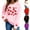 A18 Pink, variant on Xdegoge Valentine Long Sleeve Sweatshirts for Women Heart Lip Graphic Oversized Sweatshirt Crewneck Pullover Dressy Casual Tops