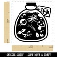 thumbnail image 2 of Witch Brew Poison Potion Halloween Self-Inking Rubber Stamp Ink Stamper - Pink Ink - Small 1 Inch, 2 of 7