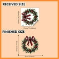 thumbnail image 3 of LmnLft Christmas Wreath Decal Stickers, Pine Branch and Pinecone Holiday Window Clings, Peel and Stick Decorative Christmas Wall and Door Decor, 3 of 7