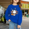 thumbnail image 2 of Mercatoo Sweatshirt for Kids Halloween Long Sleeve Crewneck Pullover Cute Graphic Clothes Printed Casual Pullover, 2 of 6