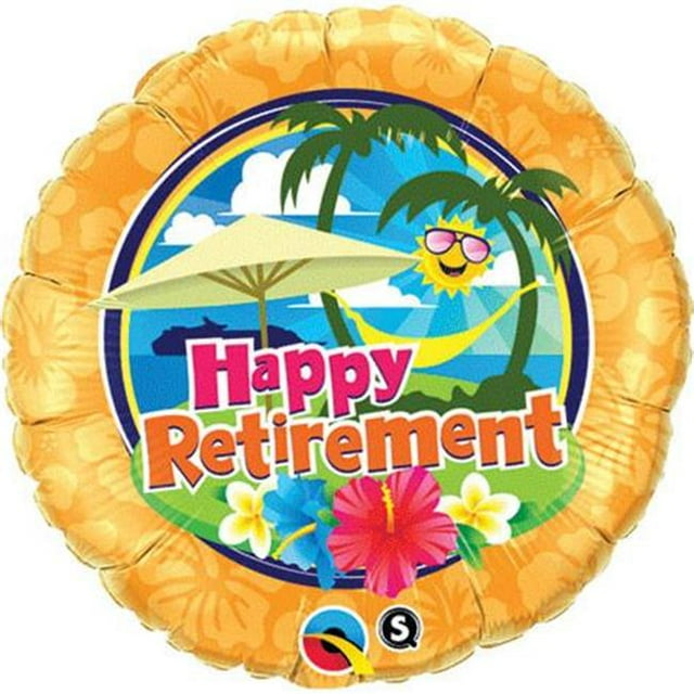 Loftus International Q3-6449 Ballon de Fête de Retraite Ensoleillée 18 Po