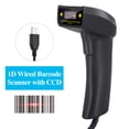 thumbnail image 1 of Riwcyla 1D USB Barcode Scanner Handheld Wired CCD Bar Code Reader Manual Trigger Scanning Support Paper and Screen Code Compatible with Windows Android for Supermarket Retail Store Library Logistic, 1 of 6