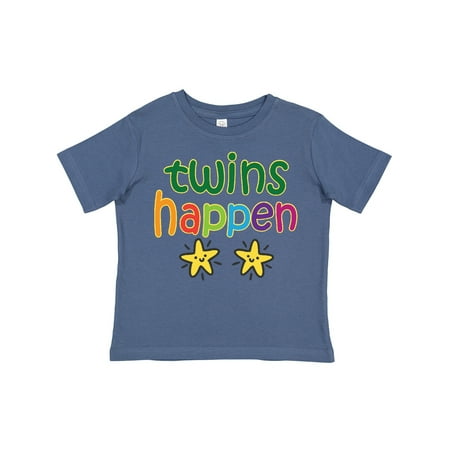 

Inktastic Twins Happen Baby Gift Gift Toddler Boy or Toddler Girl T-Shirt