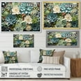 thumbnail image 4 of Designart "Green White Succulents Flowers peaceful Succulents II" Floral Floater Framed Canvas Art Print, 4 of 7
