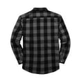 thumbnail image 5 of Tawop Mens Shirts with Long Sleeve Plaid Casual Dress Shirts for Men Button-Up Shirts ,Size 3XL, 5 of 5
