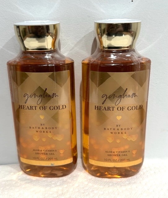 Bath & Body Works Gingham Heart of Gold Shower Gel, 10 fl oz (Pack of 2