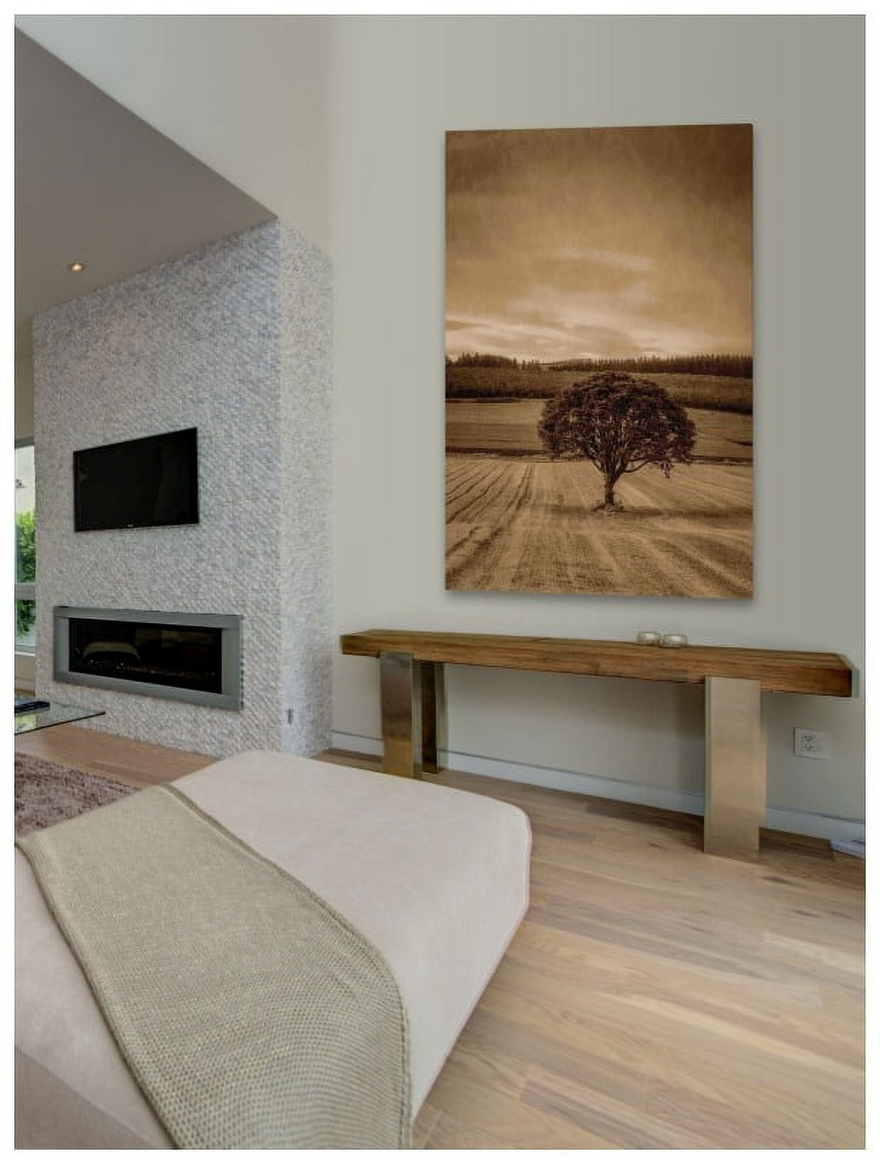 Marmont Hill "Lone Tree at Sunset" Painting Print on Canvas