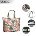 thumbnail image 3 of Flower Women's Large Weekend Travel Bag Moving Canvas Handbag Thick Double Layer Beach Weekend Travel Unisex Hospital Maternity Delivery with Toiletry Waterproof, 3 of 5