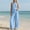 Light Blue plus size 2 piece set a1, variant on Women's Plus Size Halter Neck Sleeveless 2 Piece Set Casual Solid Boho Beach Outfits Loose Top Pants Matching Summer Travel Clothes Cruise Lounge Sets Airport Style, Yellow XL