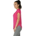 thumbnail image 7 of icyzone Open Back Yoga Shirts for Women - Exercise Workout Tops, Athletic Short Sleeves, Running T-Shirts Loose Fit, 7 of 7
