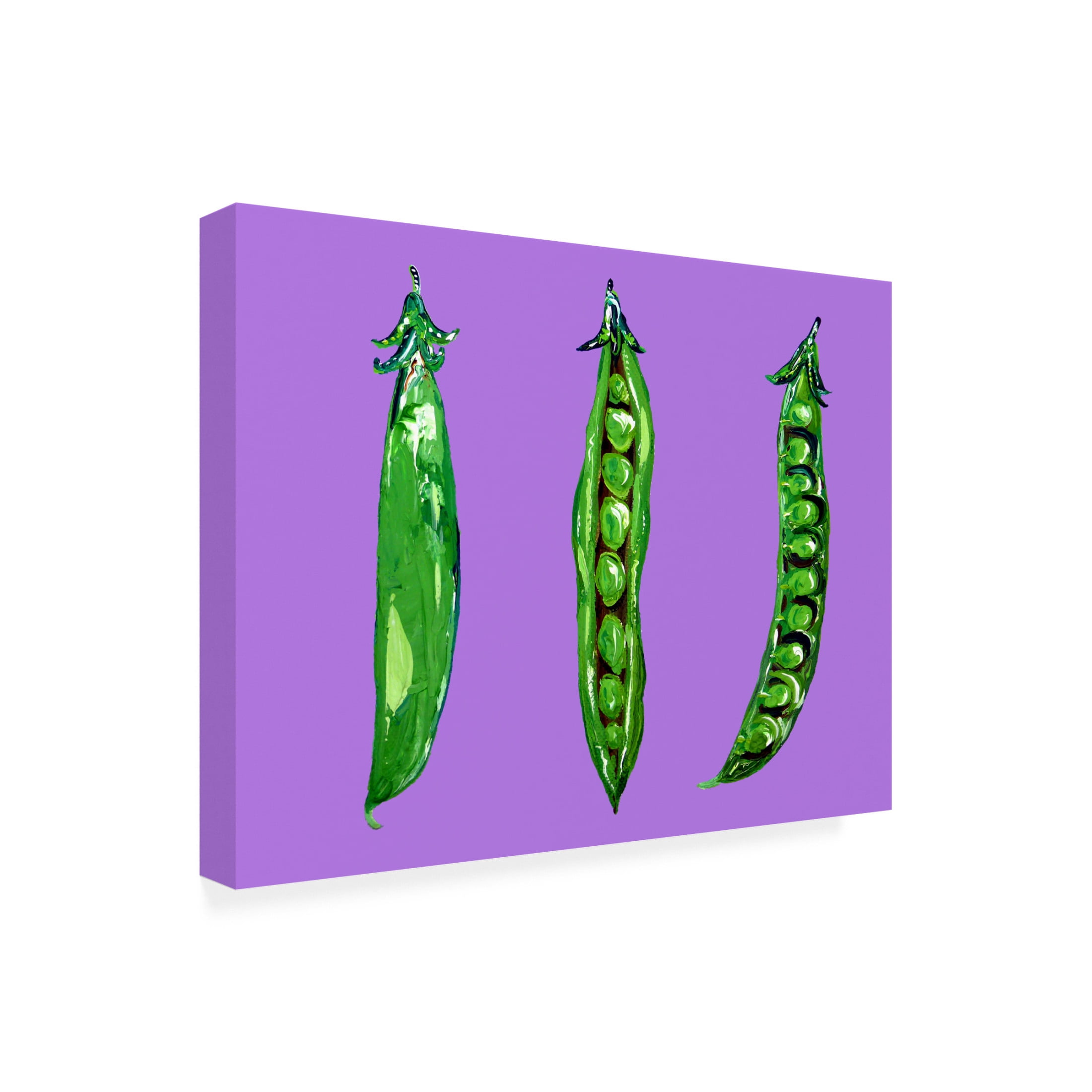 Trademark Fine Art Alice Straker Peas In a Pod Canvas Wall Art