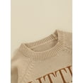 thumbnail image 6 of Bslissey Baby Boys Girls Easter Sweater Embroidery Letter Crew Neck Pullovers Casual Long Sleeve Knit Jumper Infant Toddler Warm Loose Knitwear Tops 3M 6M 9M 12M 18M 24M, 6 of 8