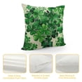 thumbnail image 4 of Nawypu  Happy ST Patricks Day Peace Love Lucky Throw Pillow Covers,  Clover Stripes Decoration for Sofa Couch Set of, 4 of 5