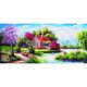 thumbnail image 1 of Wdftyju 5D DIY diamante pintura montaña cabaña en forma especial dibujo arte Kit decoración del hogar Wdftyju 4wj5gw5qk5ht4ns4, 1 of 9