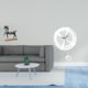 thumbnail image 2 of Figura de caballo,Figura de caballo Escultura animal coleccionable,Reloj de pared,Reloj de pared decorativo para baño y dormitorio.,Reloj de pared redondo silencioso y sin tictac,regalo, 2 of 8