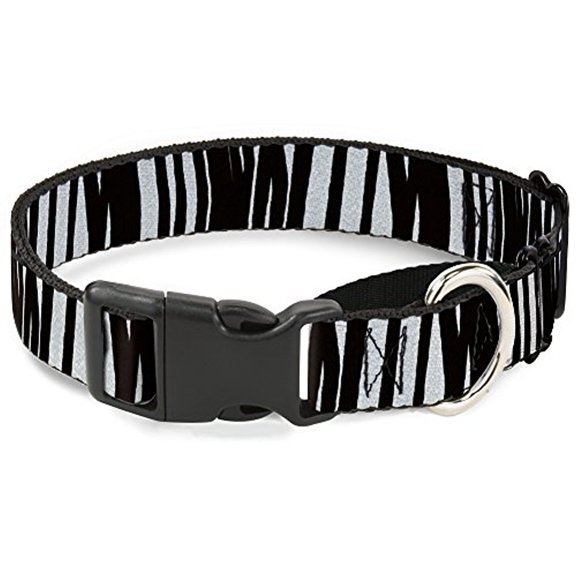 Buckle-Down Zebra Martingale Dog Collar