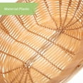 thumbnail image 2 of 2pcs Woven Baskets Fruits Bread Storage Baskets Portable Snack Toys Organizer Rustic Baskets, 2 of 9