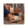 thumbnail image 5 of Women Wedge Sandals Slingback Slide Lightweight Comfortable Beach Summer Daily Casual Wear Shoes, 5 of 9