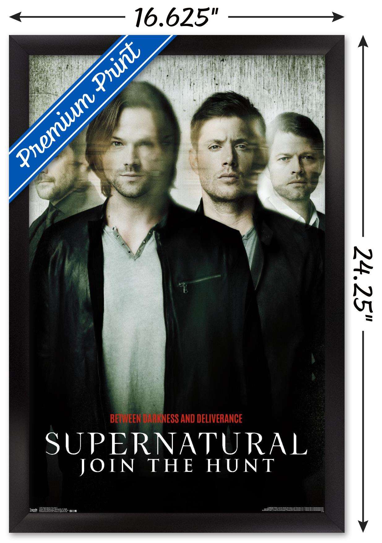 Supernatural - Key Art 11 Wall Poster, 14.725" x 22.375", Framed